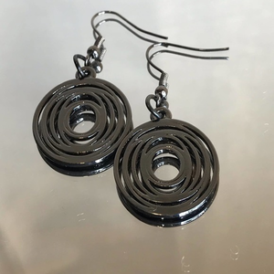 Boho Spiral Earrings, Celtic jewellery, Druid earrings,‎ Womens Pagan Jewellery